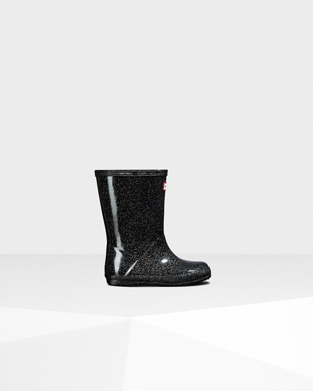 Kids Rain Boots - Hunter Original First Classic Starcloud (38ELAWIOU) - Black Multicolor